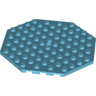Plate Special 10 x 10 Octagonal with Hole (89523)