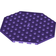 Plate Special 10 x 10 Octagonal with Hole (89523)
