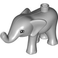 Duplo Animal Elephant Baby Walking with Semicircular Eyes Print (89879pr0002)