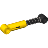 Technic Shock Absorber 6.5L with Hard Spring, Tight Coils at End, Black Rod [Complete Assembly] (89954c01)