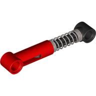 Technic Shock Absorber 6.5L with Hard Spring, Tight Coils at End, Black Rod [Complete Assembly] (89954c01)