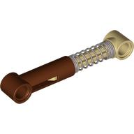 Technic Shock Absorber 6.5L with Hard Spring, Tight Coils at End, Tan Rod [Complete Assembly] (89954c02)