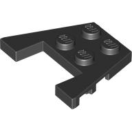 Wedge Plate 3 x 4 with Stud Notches [Reinforced Underside] (90194)