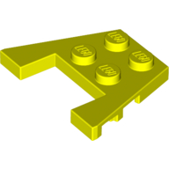 Wedge Plate 3 x 4 with Stud Notches [Reinforced Underside] (90194)