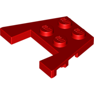 Wedge Plate 3 x 4 with Stud Notches [Reinforced Underside] (90194)