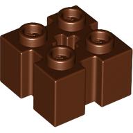 Brick Special 2 x 2 with Grooves and Axle Hole (90258)