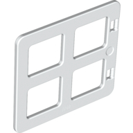 Duplo Door / Window with Four Equal Square Cornered Panes (90265)