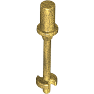Bar 3L with Handle, Stop Ring and Side Stops (Minifig Ski Pole) (90540)