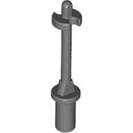 Bar 3L with Handle, Stop Ring and Side Stops (Minifig Ski Pole) (90540)