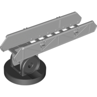 Duplo Ladder Telescoping Lower Section on Black Turntable Base (Fire) (92004)