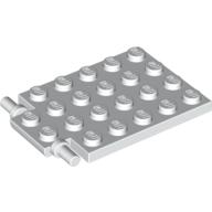 Plate Special 4 x 6 with Trap Door Hinge [Long Pins] (92099)