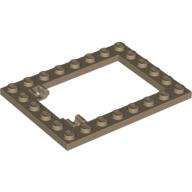 Plate Special 6 x 8 Trap Door Frame Horizontal [Long Pin Holders] (92107)