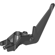 Large Figure Weapon Blade, Angled (92221)