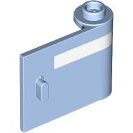 Door 1 x 3 x 2 Right - Open Between Top and Bottom Hinge with White Line Print (92263pr0002)