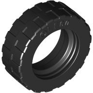 Tyre 17.5 x 6 with Shallow Staggered Treads and Middle Band (92409)