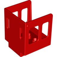 Duplo Train Cabin 3 x 3 x 3 1/2 Large Side Windows [Plain] (92453)