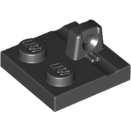 Hinge Plate 2 x 2 Locking with 1 Finger on Top (92582)