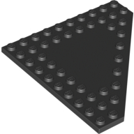 Wedge Plate 10 x 10 Cut Corner [No Centre Studs] (92584)