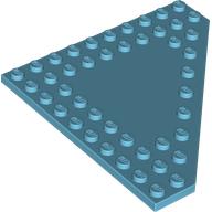 Wedge Plate 10 x 10 Cut Corner [No Centre Studs] (92584)