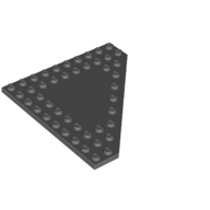 Wedge Plate 10 x 10 Cut Corner [No Centre Studs] (92584)