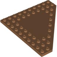 Wedge Plate 10 x 10 Cut Corner [No Centre Studs] (92584)