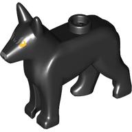 Animal, Dog, Alsatian / German Shepherd (Police Dog) with Bright Light Orange Eyes, Dark Bluish grey Nose print (Sirius Black) (92586pr0005)