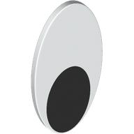 Shield Ovoid with Grip with Black Oval (Eye) print (92747pr0011)