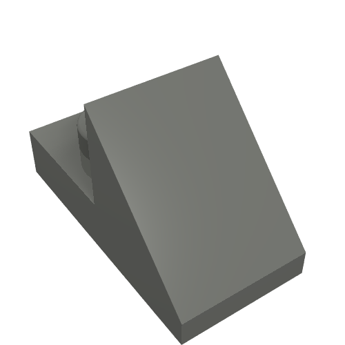 Slope 45° 2 x 1 with 2/3 Cutout [Original Version] (92946)