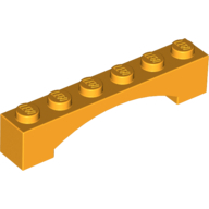 Brick Arch 1 x 6 Raised Arch (92950)