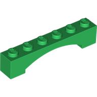 Brick Arch 1 x 6 Raised Arch (92950)