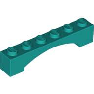 Brick Arch 1 x 6 Raised Arch (92950)