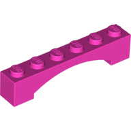 Brick Arch 1 x 6 Raised Arch (92950)