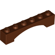 Brick Arch 1 x 6 Raised Arch (92950)