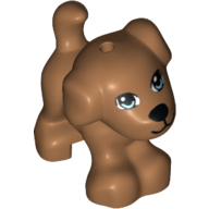Animal, Dog, Small Standing with Blue Eyes, Black Nose and Mouth Print (93088pr0008)