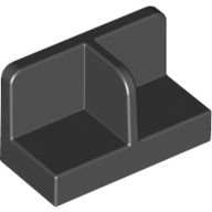 Panel 1 x 2 x 1 with Rounded Corners and Central Divider (93095)