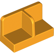 Panel 1 x 2 x 1 with Rounded Corners and Central Divider (93095)