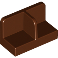 Panel 1 x 2 x 1 with Rounded Corners and Central Divider (93095)