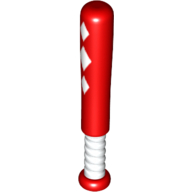 Sports Baseball Bat 4L with White Grip Handle and 3 White Diamonds (93220pr0003)