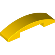 Slope Curved 4 x 1 Double with No Studs (93273)