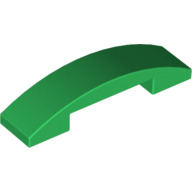 Slope Curved 4 x 1 Double with No Studs (93273)
