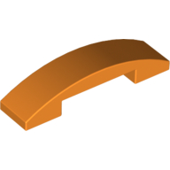 Slope Curved 4 x 1 Double with No Studs (93273)