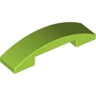 Slope Curved 4 x 1 Double with No Studs (93273)