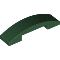 Slope Curved 4 x 1 Double with No Studs (93273)