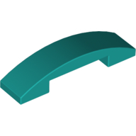 Slope Curved 4 x 1 Double with No Studs (93273)