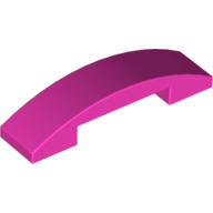 Slope Curved 4 x 1 Double with No Studs (93273)