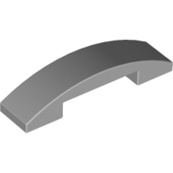 Slope Curved 4 x 1 Double with No Studs (93273)