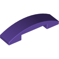 Slope Curved 4 x 1 Double with No Studs (93273)