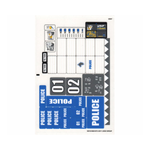 Sticker Sheet for Set 7498-1 (93310)