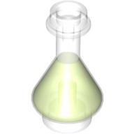 Equipment Bottle / Erlenmeyer Flask with Trans-Bright Green Fluid Pattern (93549pat0001)
