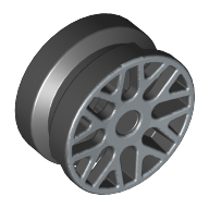 Wheel 11 x 6 with Eight 'Y' Spokes and Silver Outline (93595pr0001)